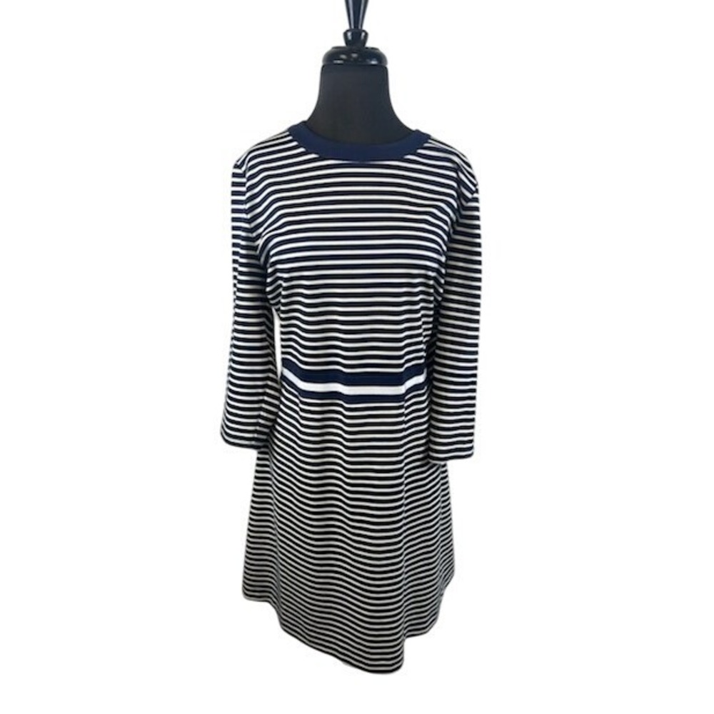 Draper James Presley Dress Women's Size XXL Striped Ponte Knit